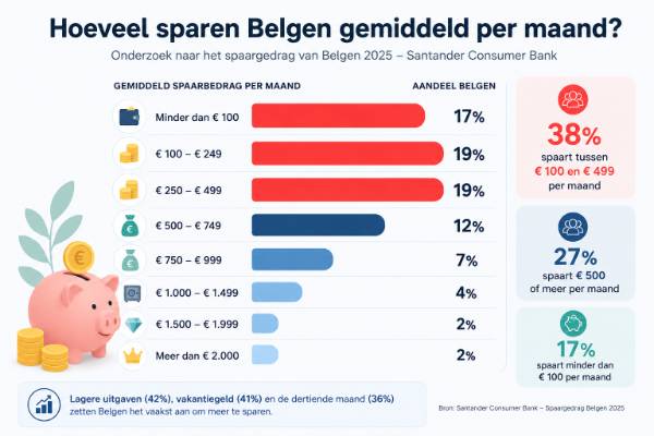 spaargedrag belgen