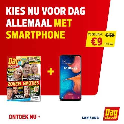 Dag Allemaal Samsung A20e 9 euro