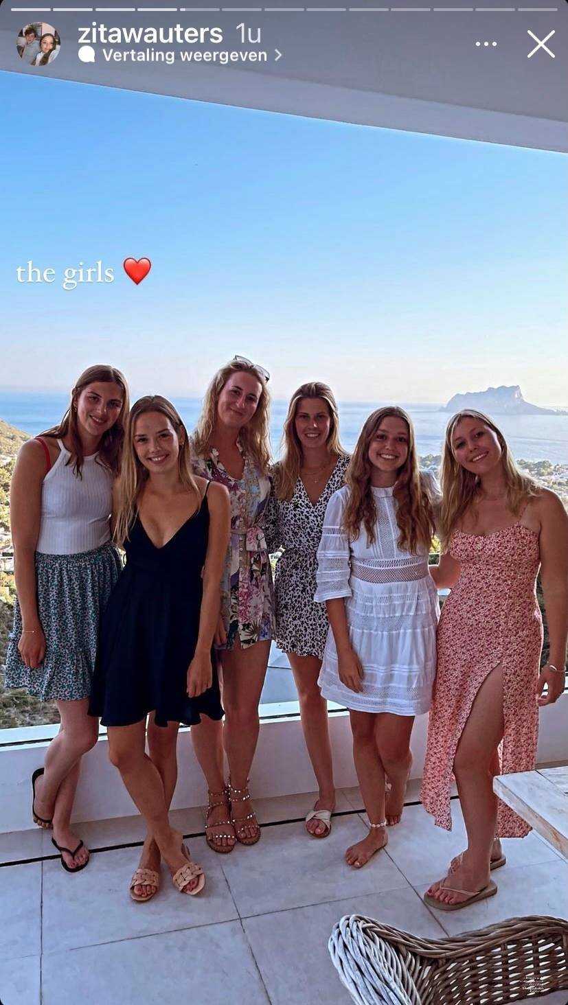 Zita Wauters op vakantie