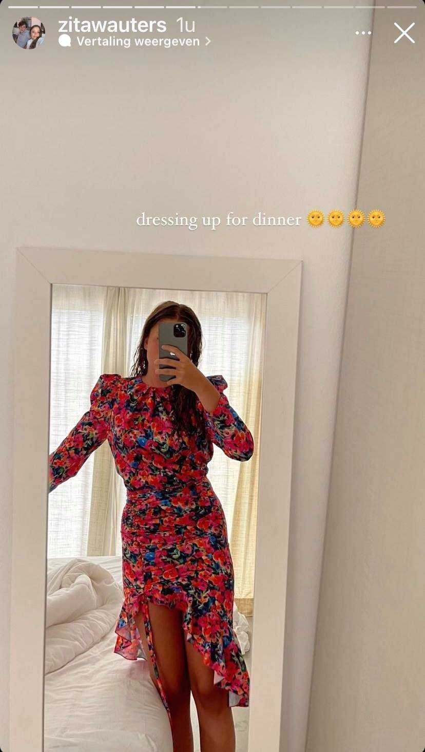 Zita Wauters op vakantie