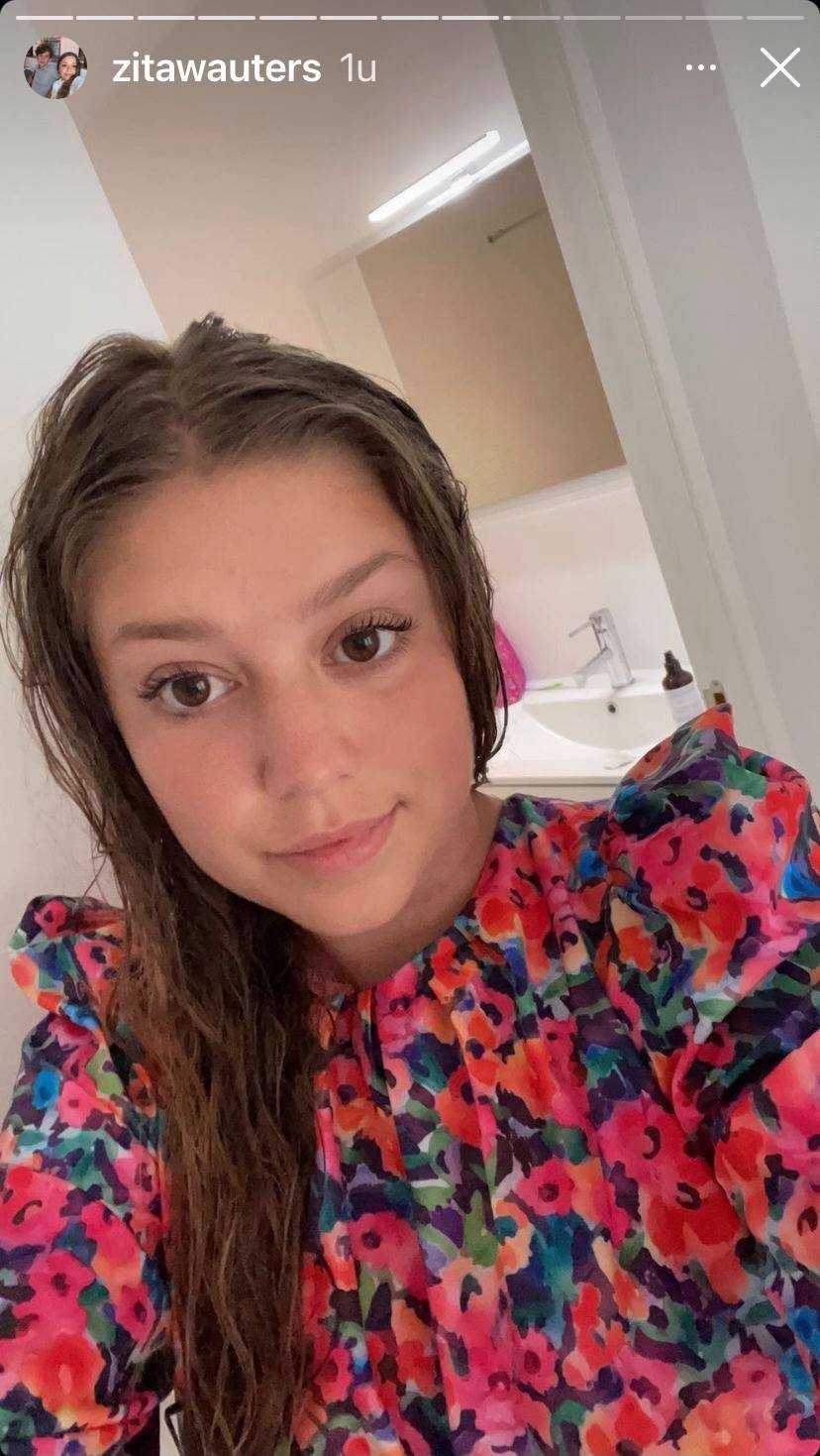 Zita Wauters op vakantie
