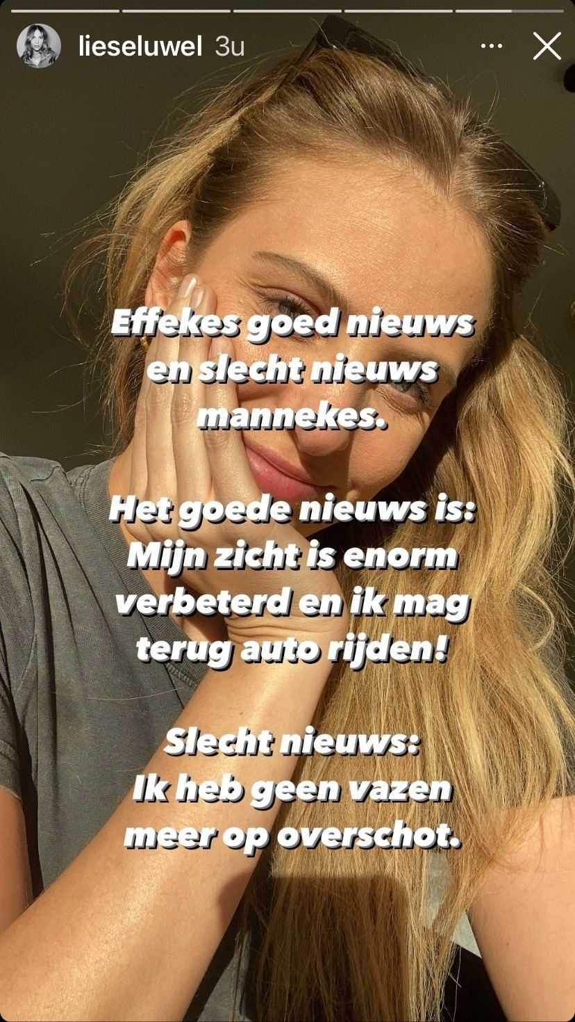 Liese Luwel geeft update