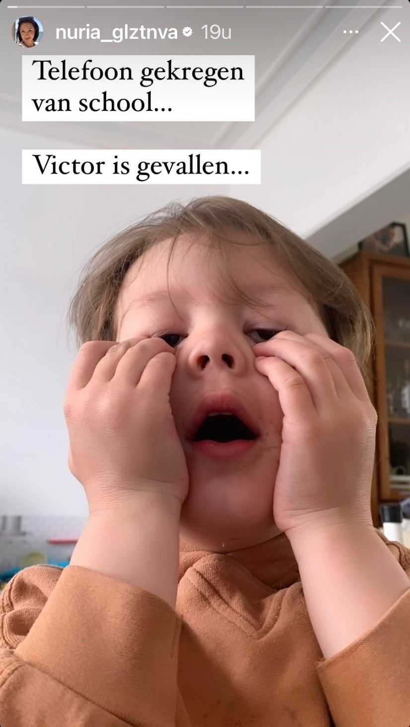 Nuria's zoontje Victor