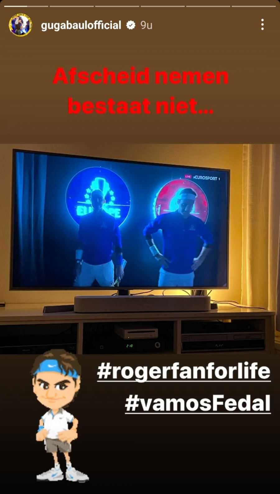 Instagram Guga Baul Federer 4