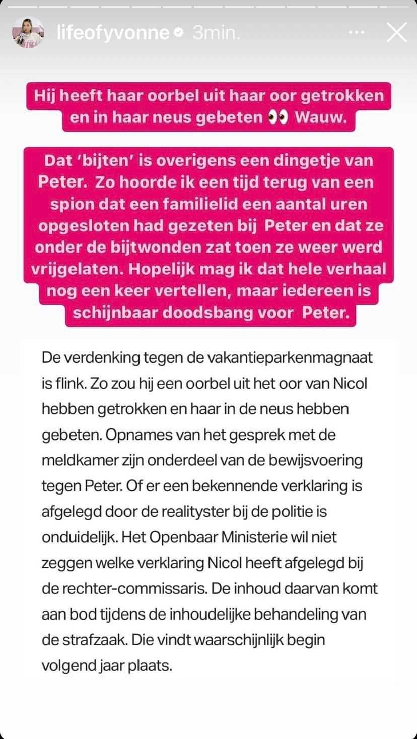Yvonne Coldeweijer over Peter Gillis
