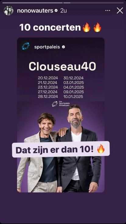 Nono over Clouseau in het Sportpaleis