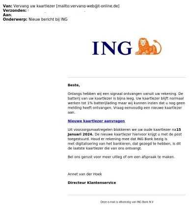 Vals bericht