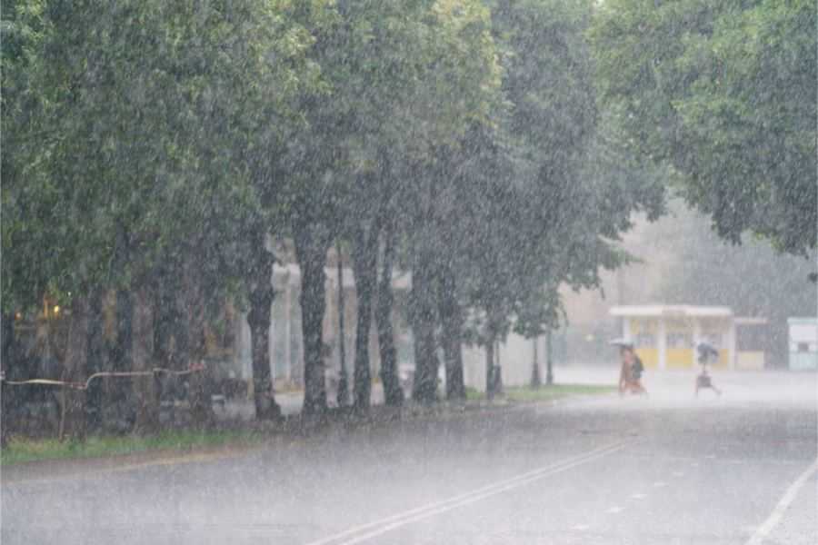 regen storm onweer buien