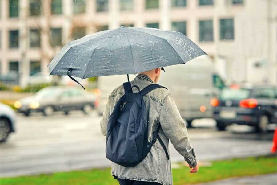 regen paraplu herfst