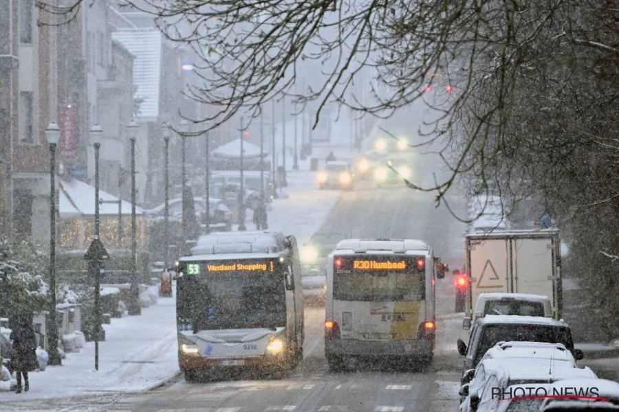 sneeuw verkeer