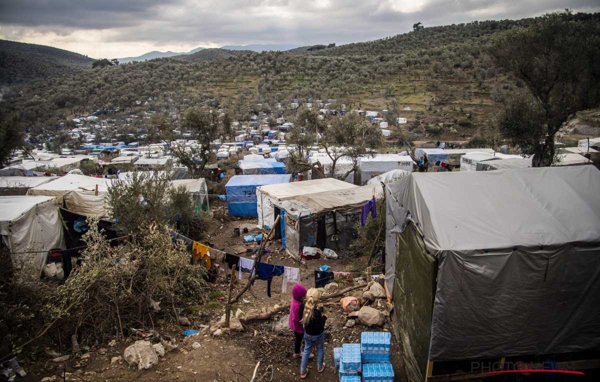 vluchtelingenkamp in Lesbos