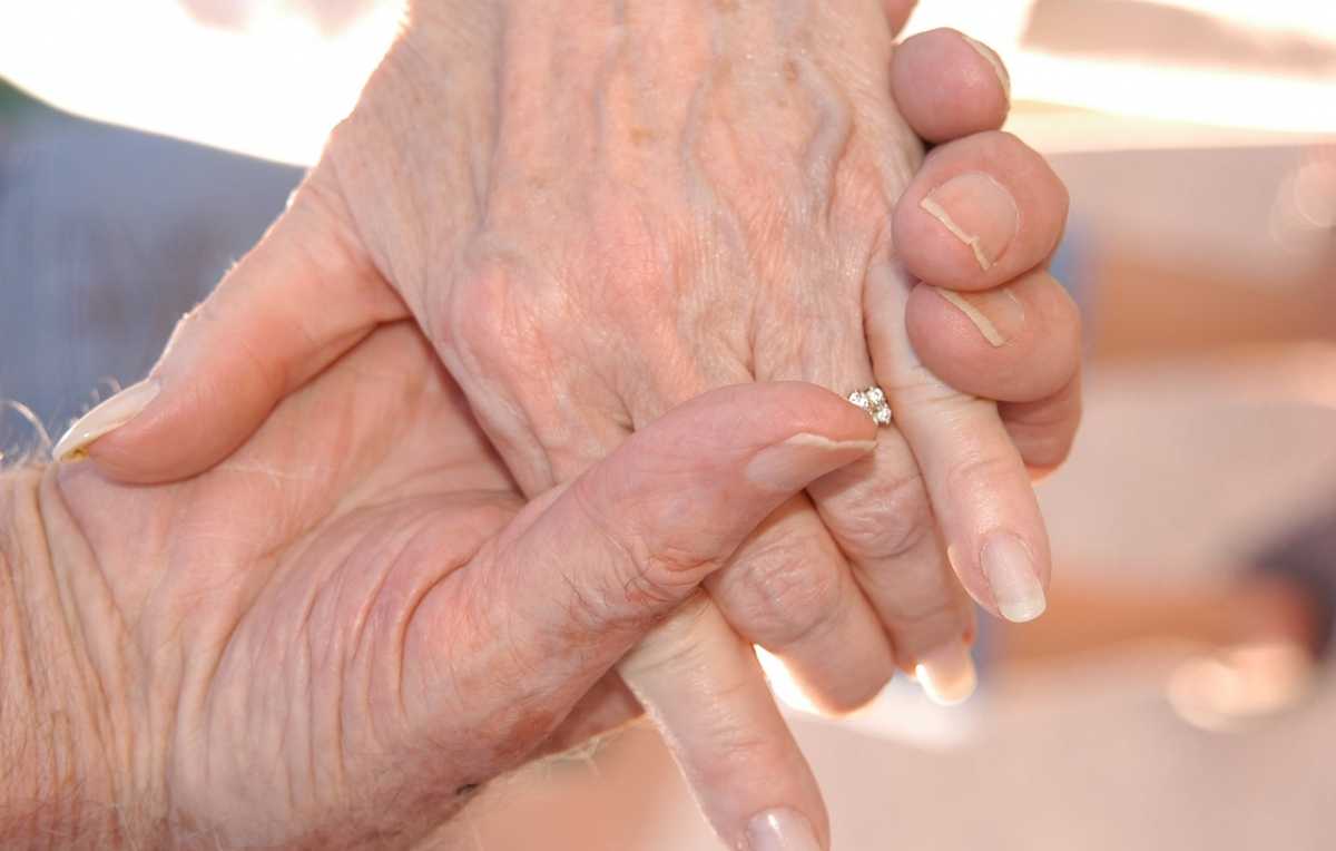 Bejaarden - ouderdom- handen