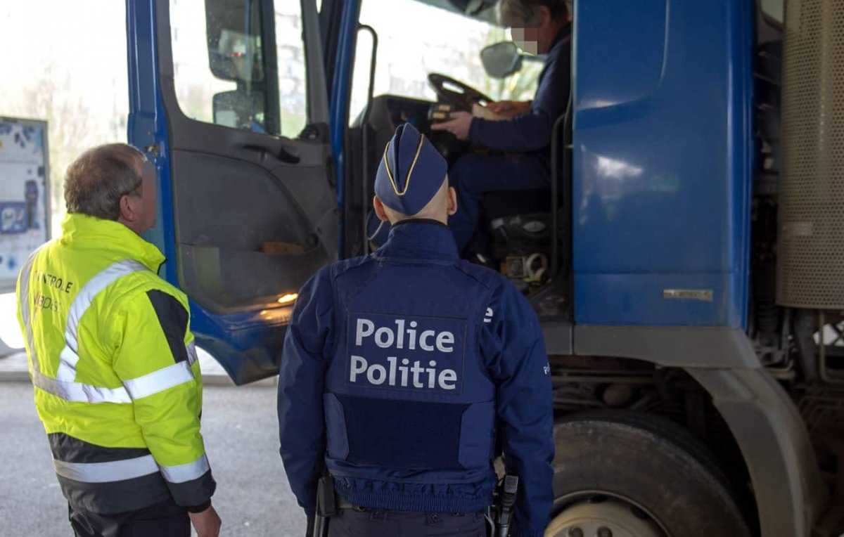 Politiecontrole - vrachtwagen