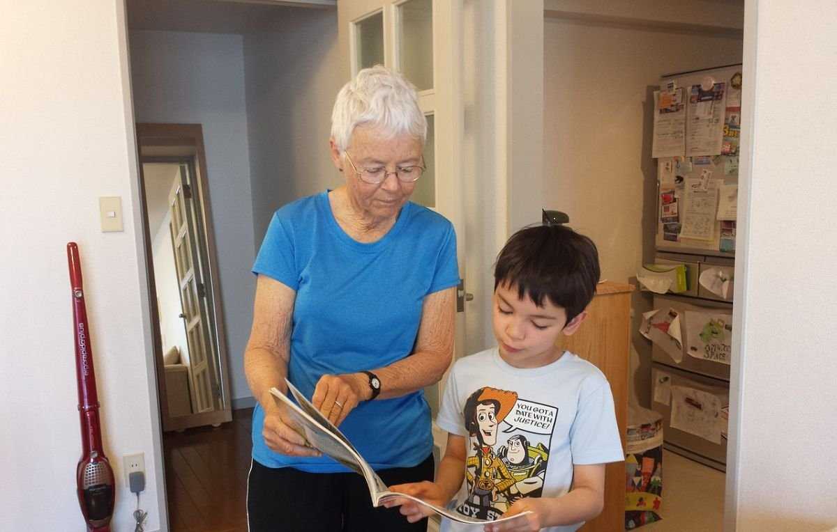 Grootmoeder - kleinkind