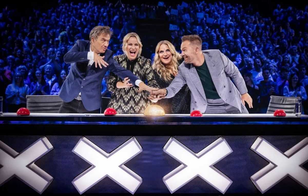 Bart Peeters, An Lemmens, Ruth Beeckmans en Davy Parmentier in 'Belgium's Got Talent'