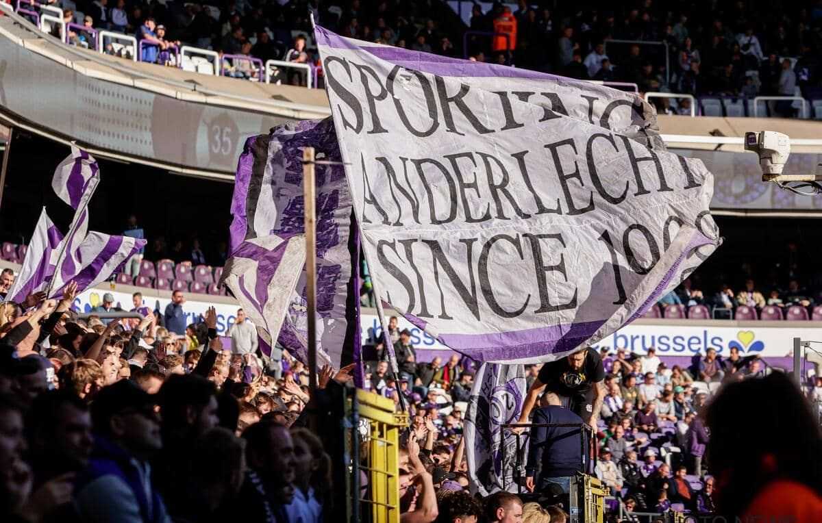 Anderlecht supporters, vlag