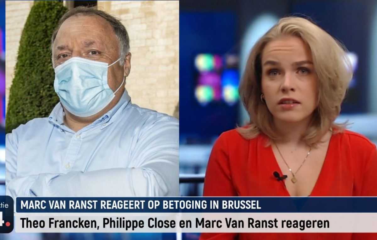 Marc Van Ranst reageert op betoging in Brussel: “Zou moeten gebeuren”