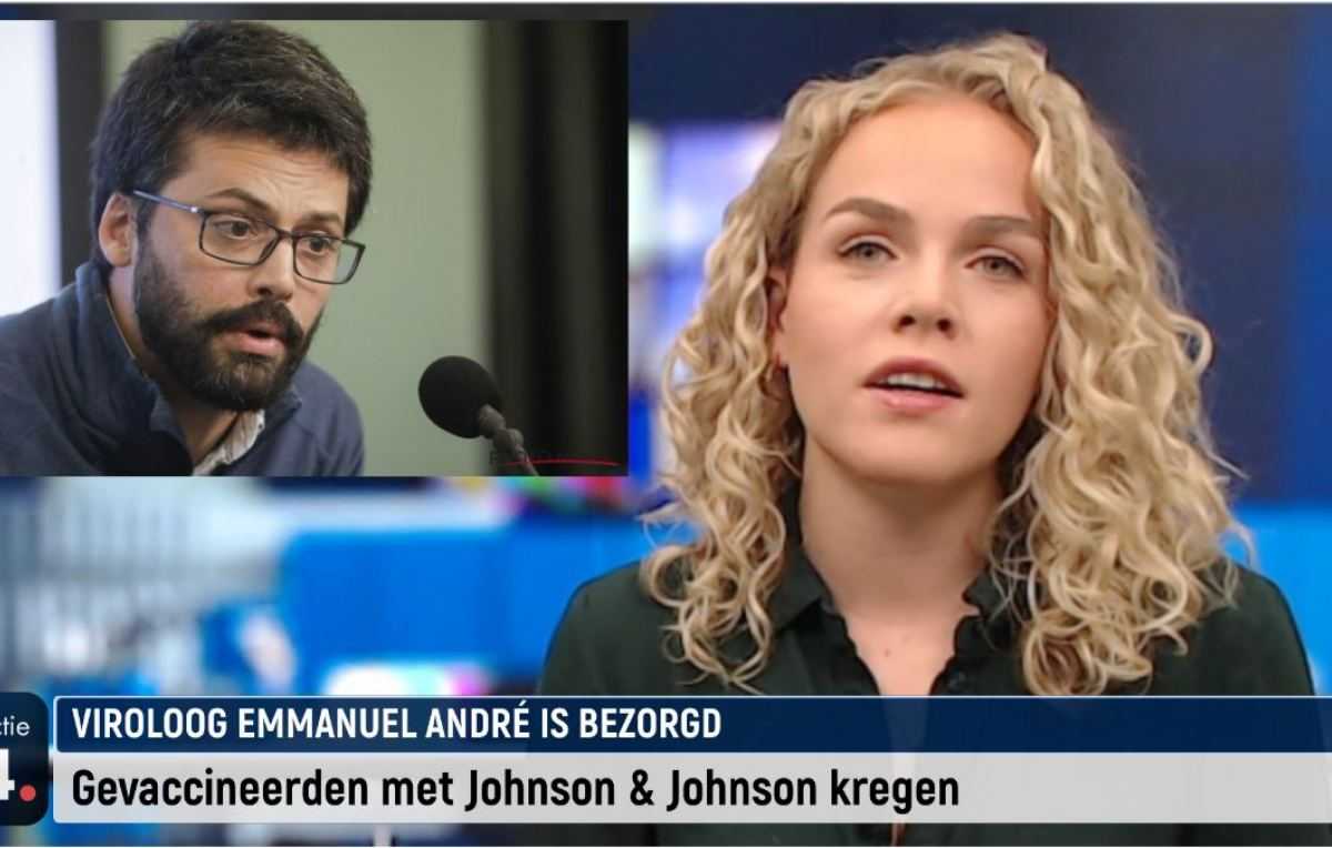 Viroloog Emmanuel André bezorgd om mensen die vaccin van Johnson & Johnson kregen