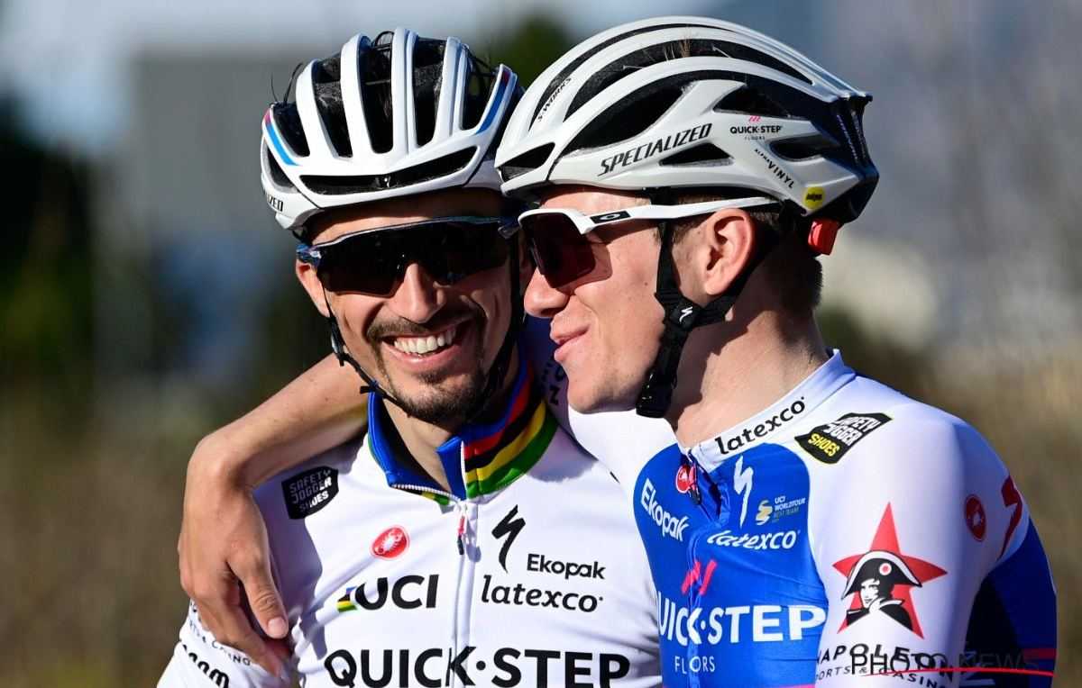 Julian Alaphilippe en Remco Evenepoel