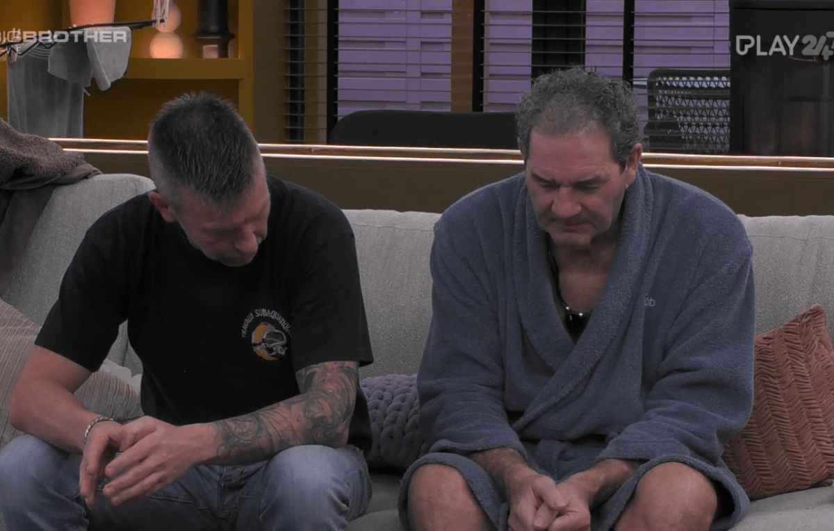 Bart en Rob in 'Big Brother'