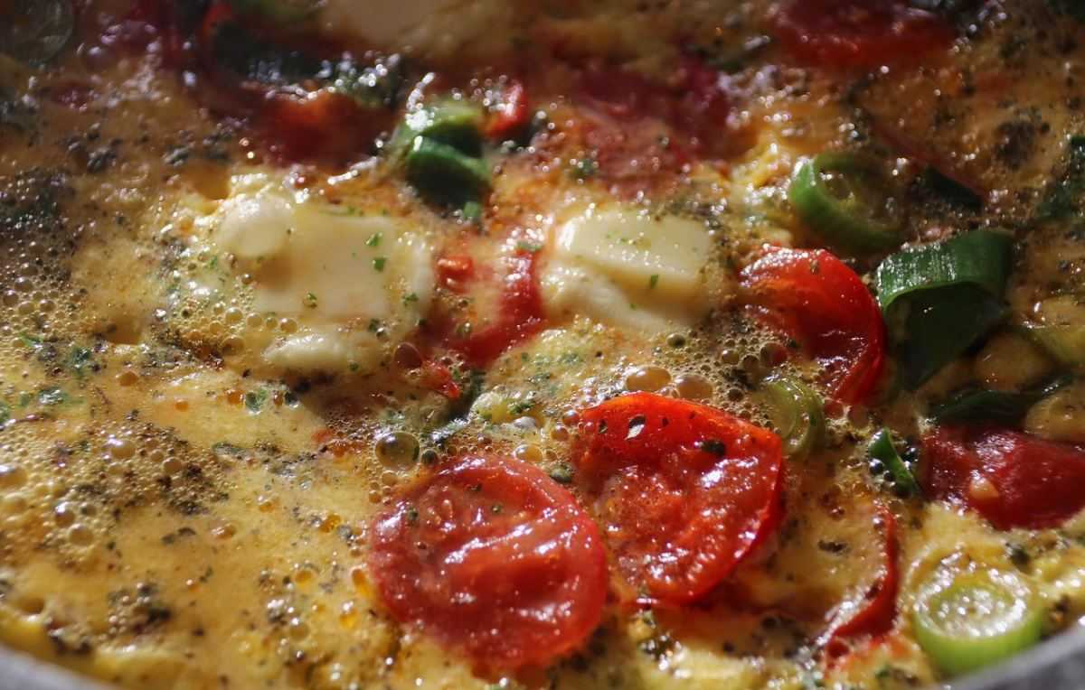 omelet groenten