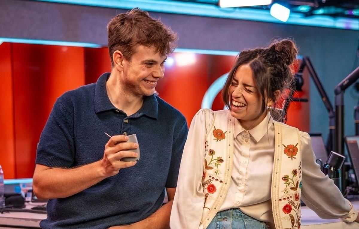 Lynn Van den Broeck en Yoren Linsen Qmusic