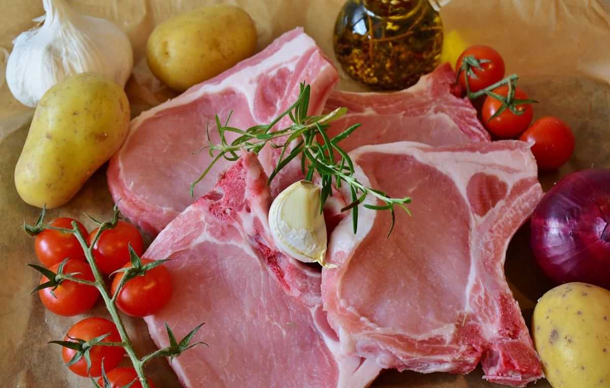 karbonades, vlees, rauw vlees