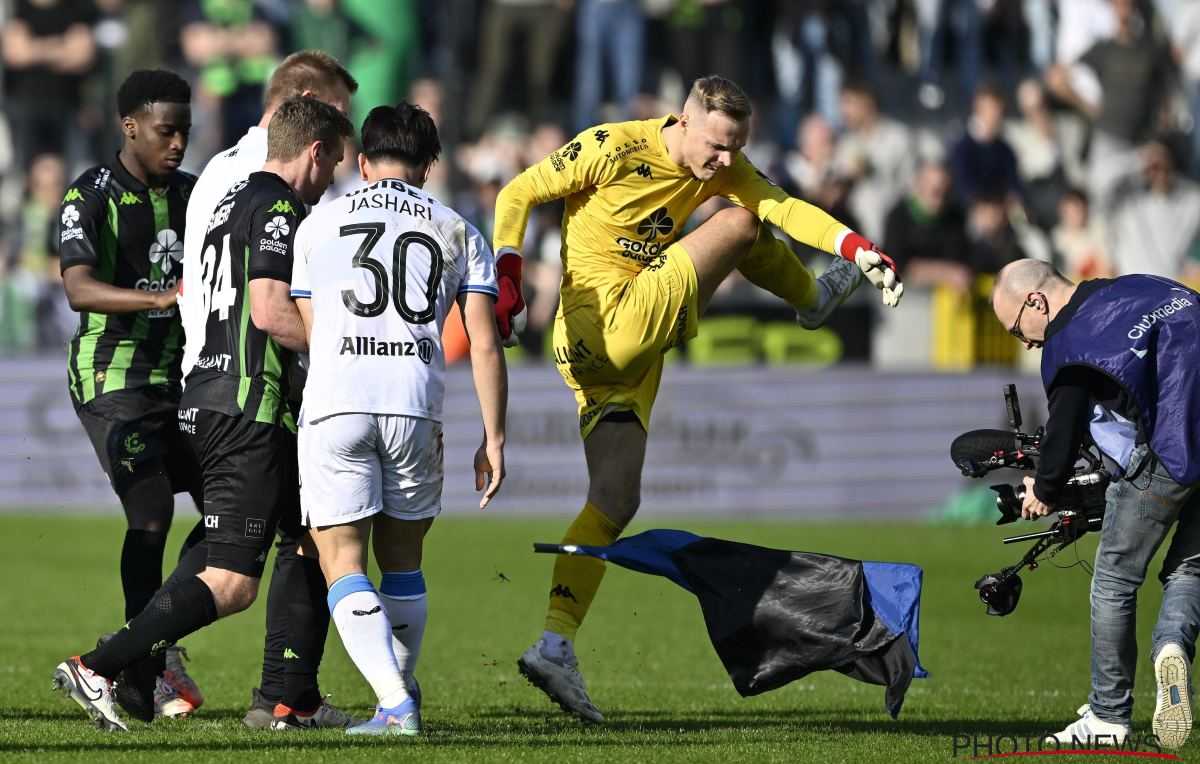 Maxime Delanghe vlag Club Brugge