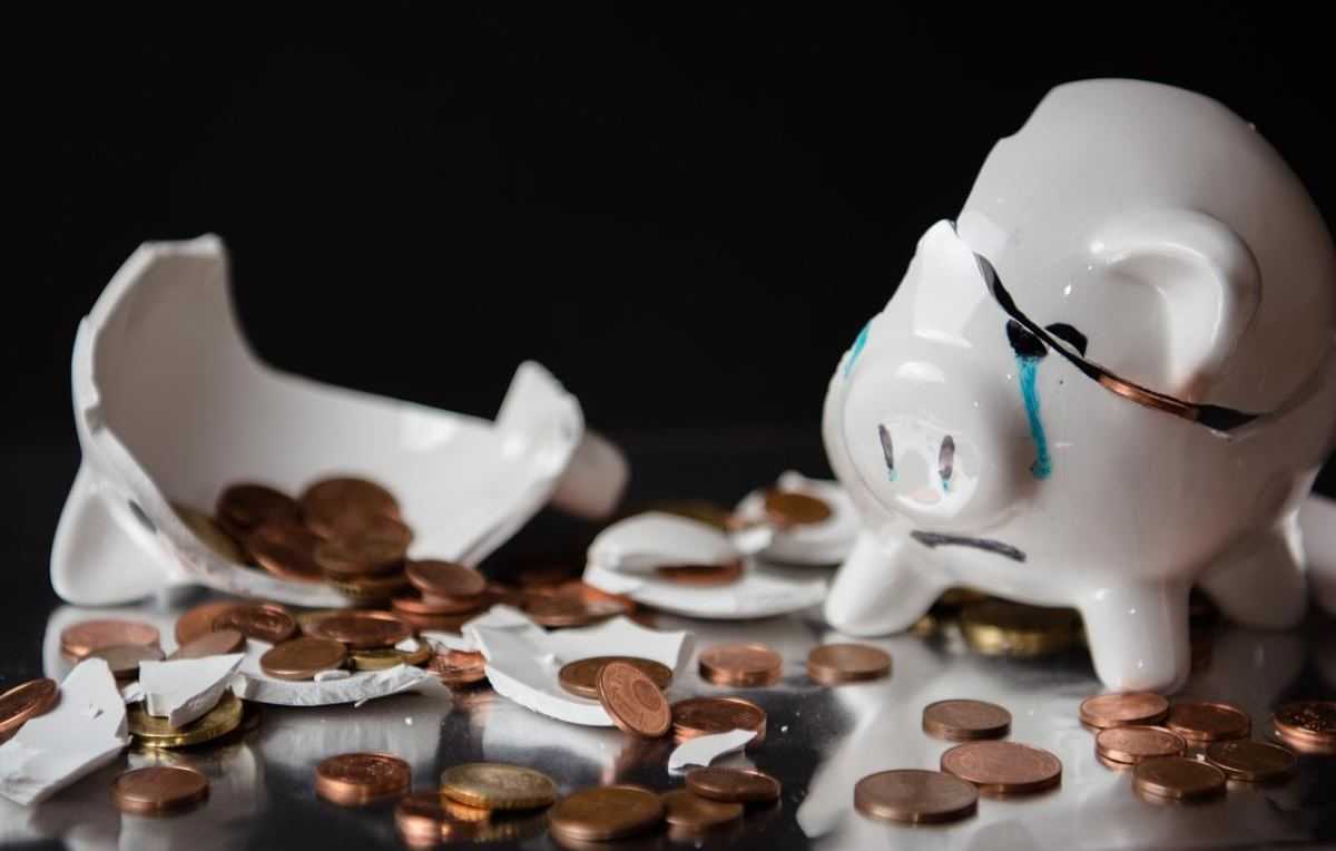 Geld - sparen - spaarvarken