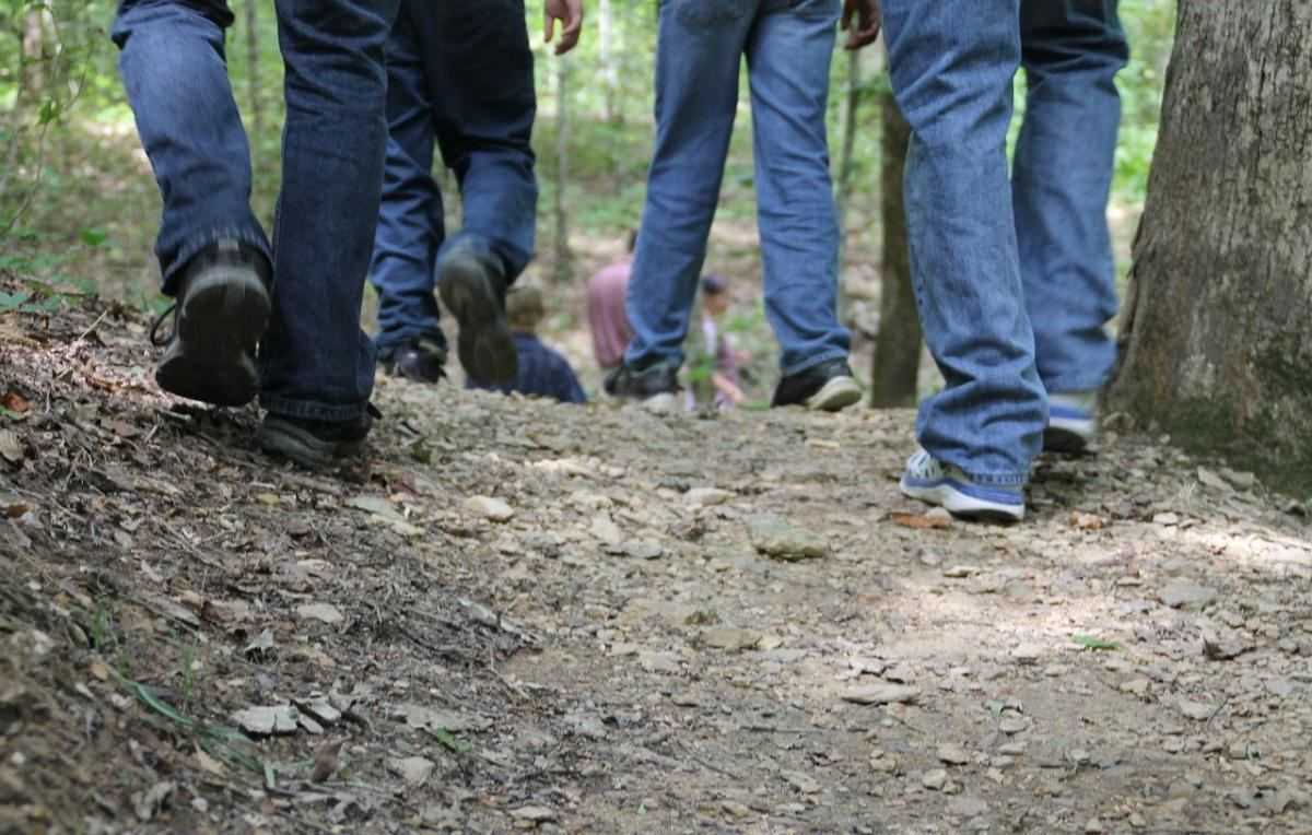 wandelen in groep