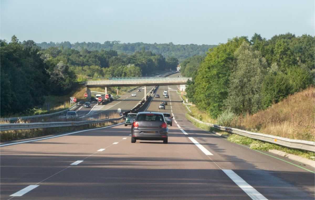 Snelweg in Frankrijk