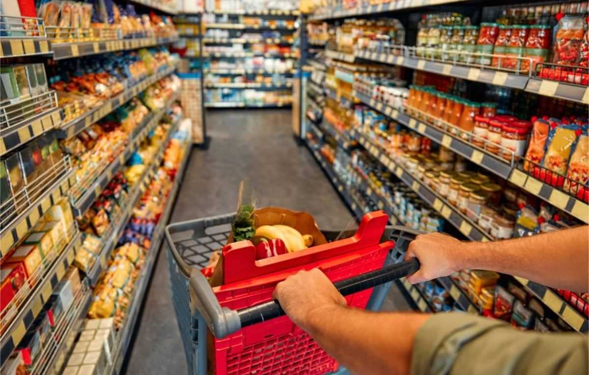 supermarkt winkelkar