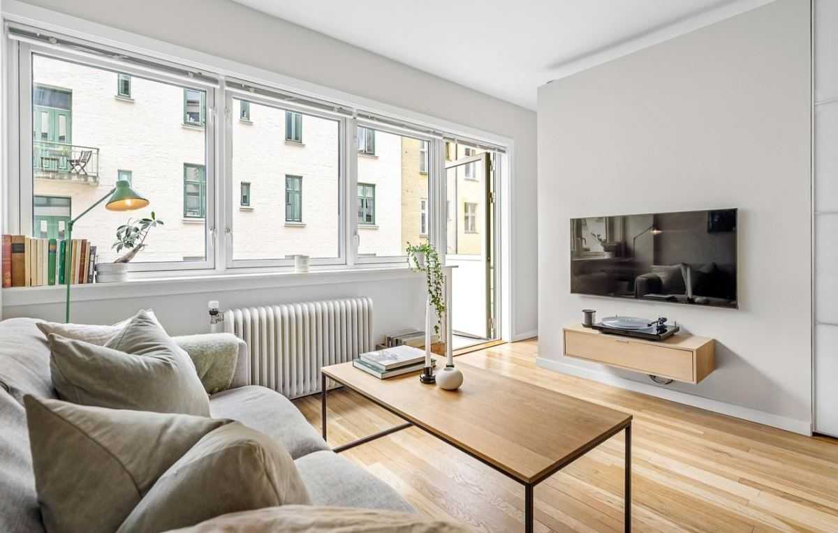 woonkamer, televisie, zetel, salontafel