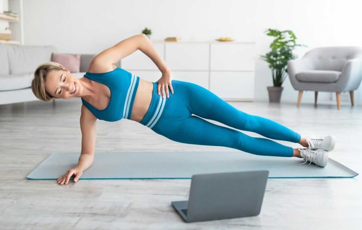 zijwaartse plank, sport, spieren