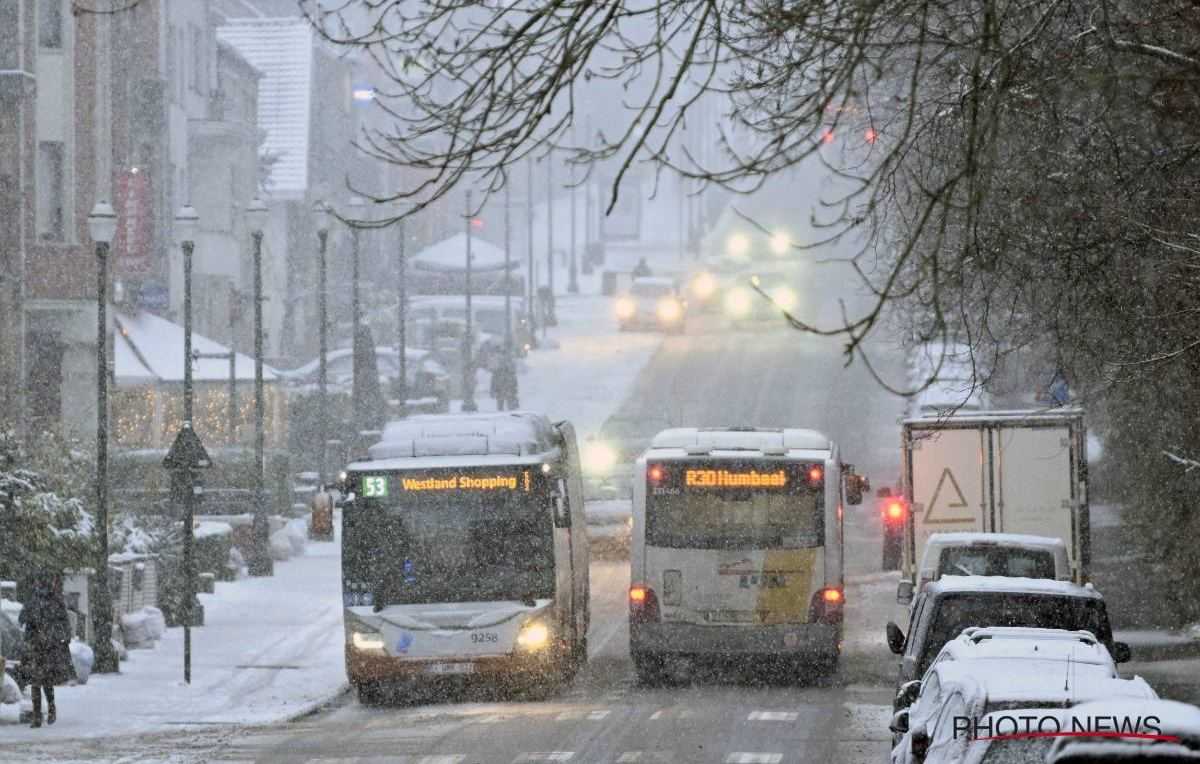 sneeuw verkeer