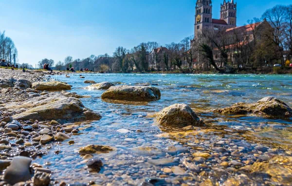 münchen, Isar rivier