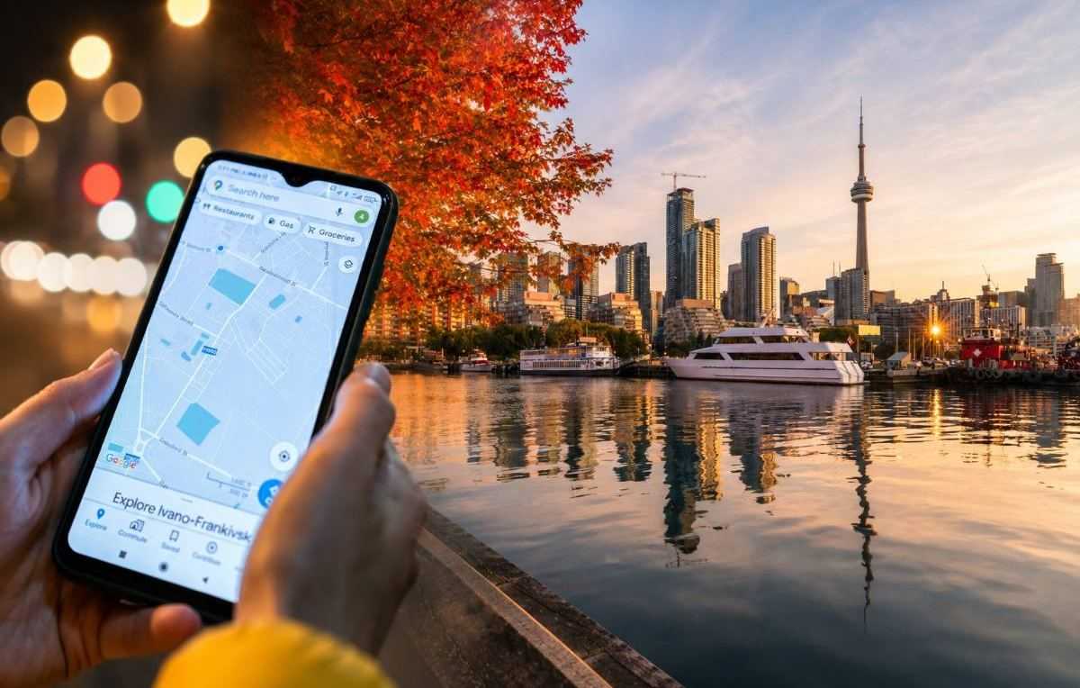 Google Maps past Lake Ontario aan maar wij krijgen iets anders te zien ...