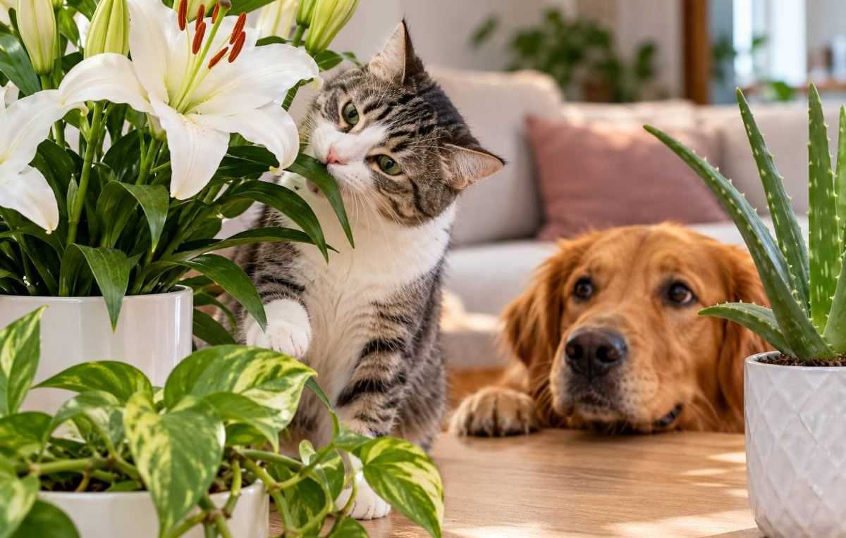 giftige planten en huisdieren