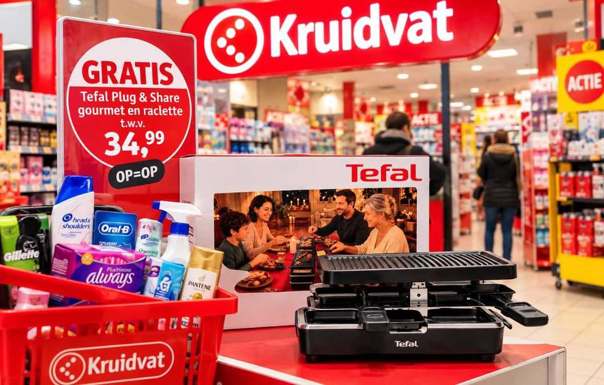 Kruidvat actie Tefal