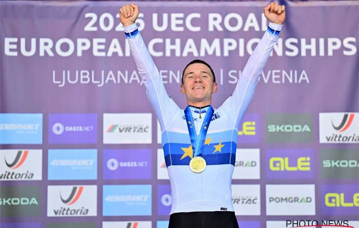 Remco Evenepoel Europees kampioen