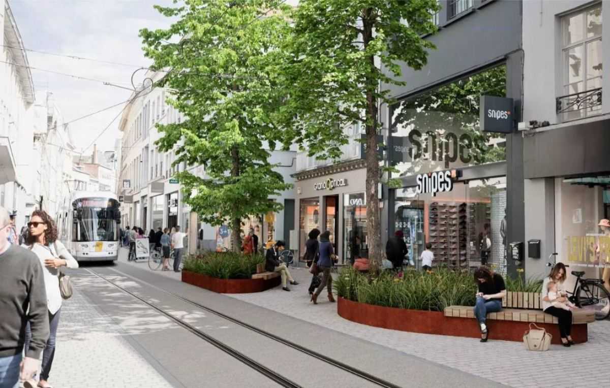 Werken Veldstraat Gent