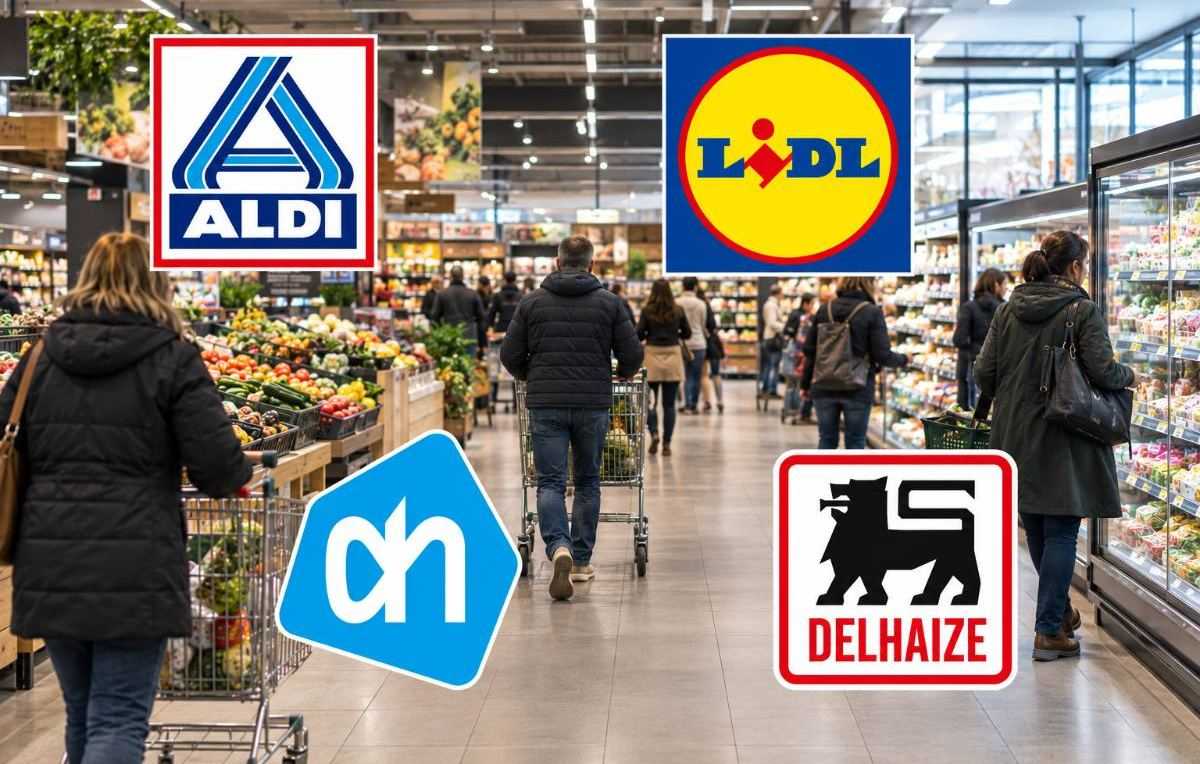 aldi lidl delhaize albert heijn