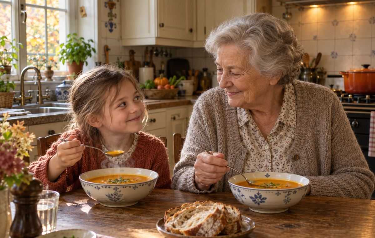 nostalgie - soep eten