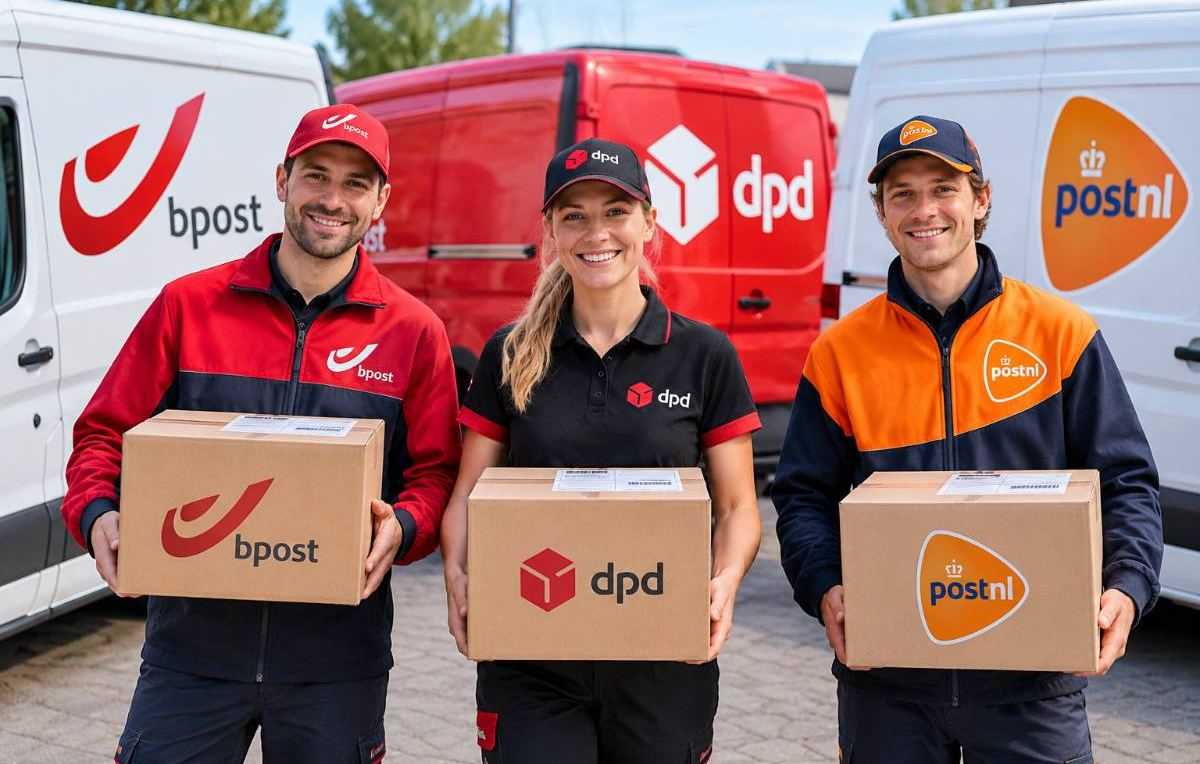pakjes bpost dpd postnl