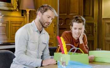 Davy en Hanne in Blind Getrouwd