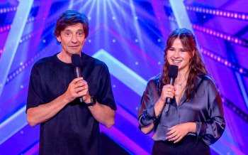 Koen Wauters en Laura Tesoro in 'Belgium's Got Talent'