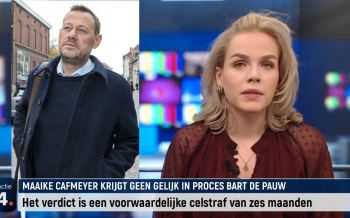 Maaike Cafmeyer krijgt geen gelijk in het proces Bart De Pauw