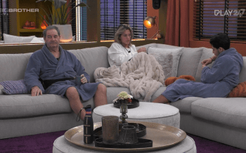Rob, Chiara en Michelangelo in 'Big Brother'