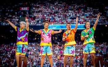Toppers Gerard Joling, Jeroen van der Boom, Jan Smit and Rene Froger in Concert in the 2024 in the Johan Cruijff Arena.