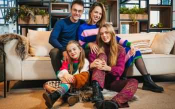 Stephanie Planckaert, Christopher Timmerman, Iluna, Elara pictured on January 14, 2023 in Rochefort